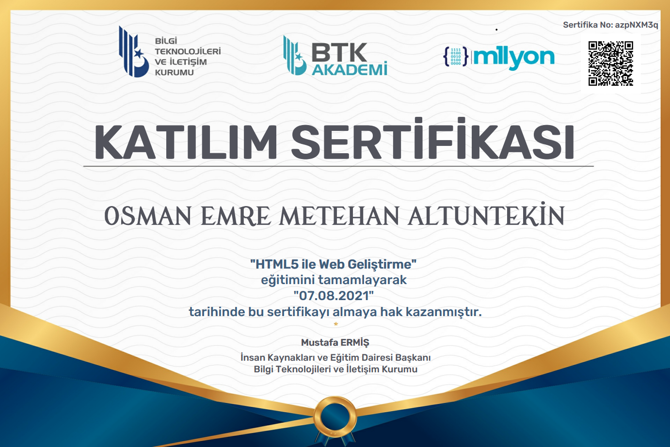 HTML5_ile_Web_Geli_tirme_Sertifika